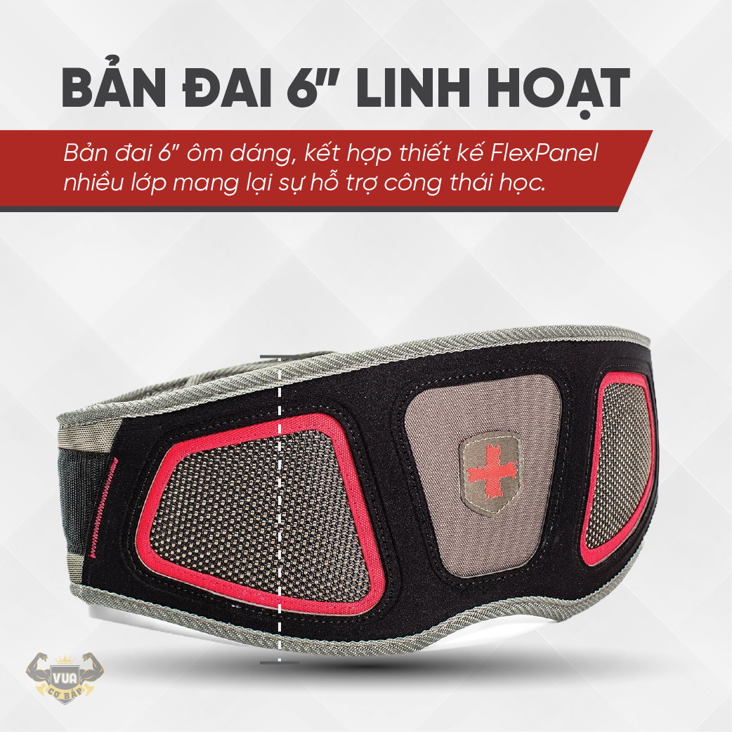 Đai Lưng Tập Gym Harbinger FlexFit Contour Belt - Loại Mềm