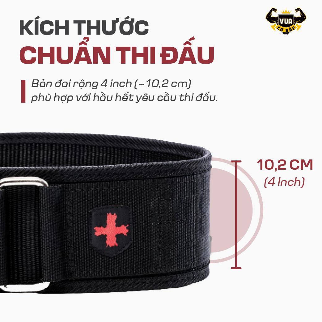 Đai Lưng Harbinger Nylon Belt 4 Inch - Loại Mềm