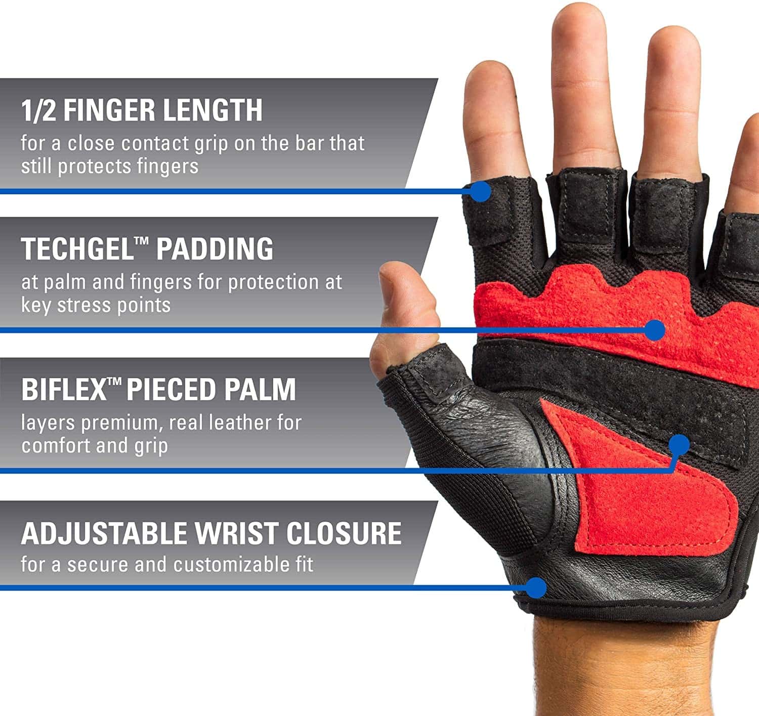 Găng Tay Tập Gym Harbinger Men's Flexfit