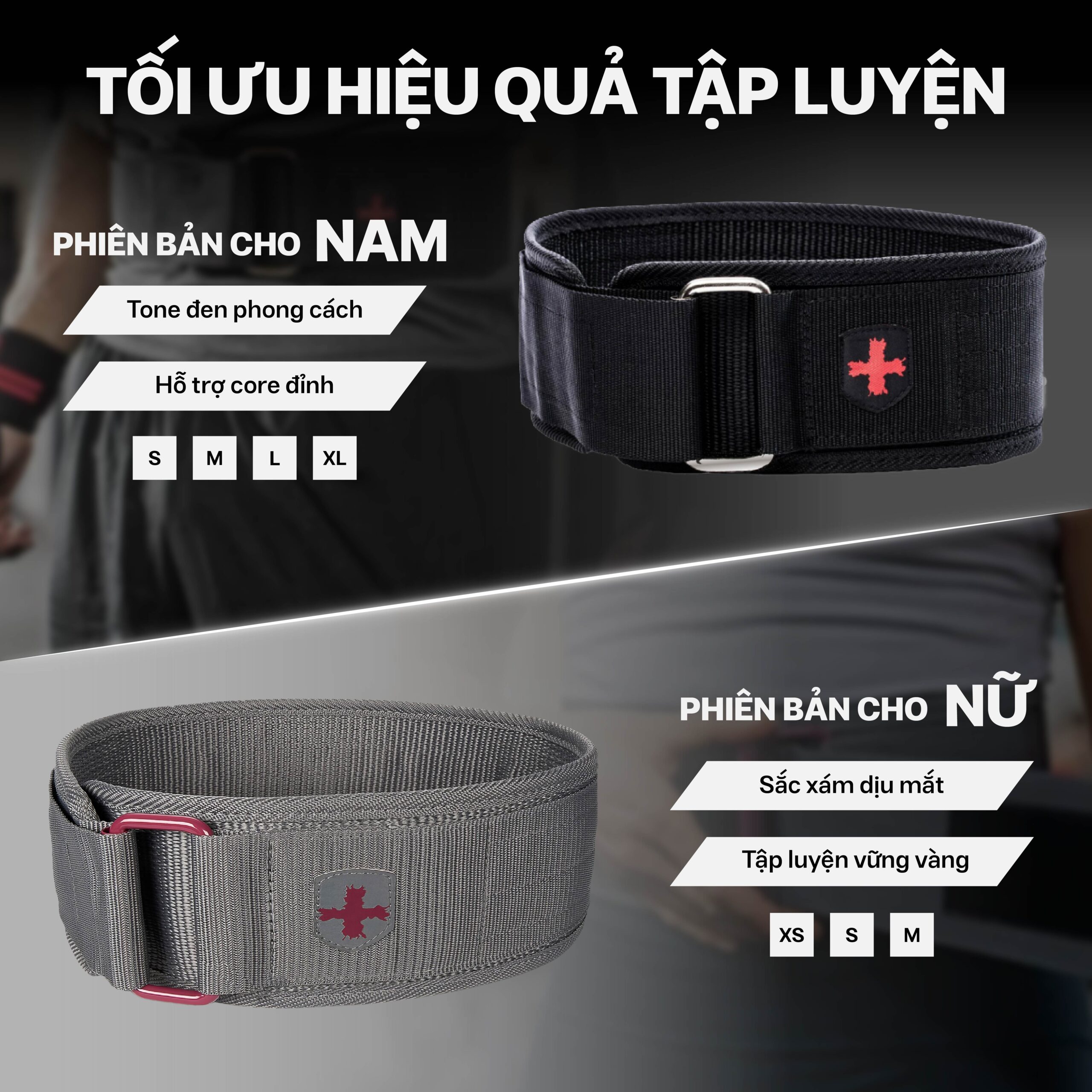 Đai Lưng Harbinger Nylon Belt 4 Inch - Loại Mềm
