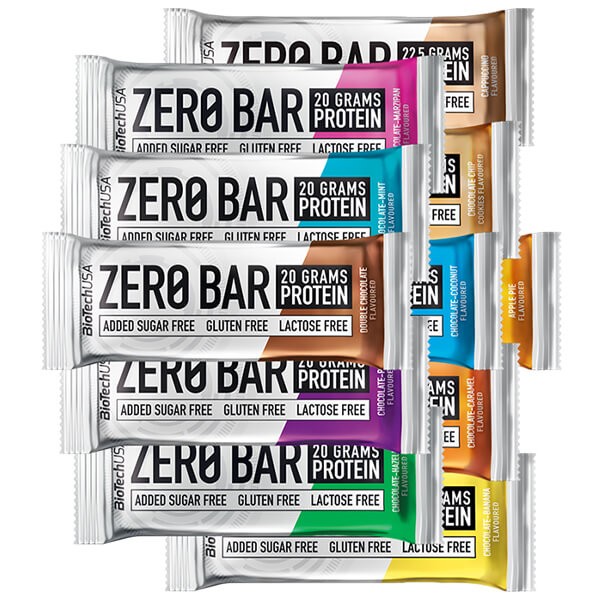 Bánh Protein Zero Bar BiotechUSA Hộp 20 Cái
