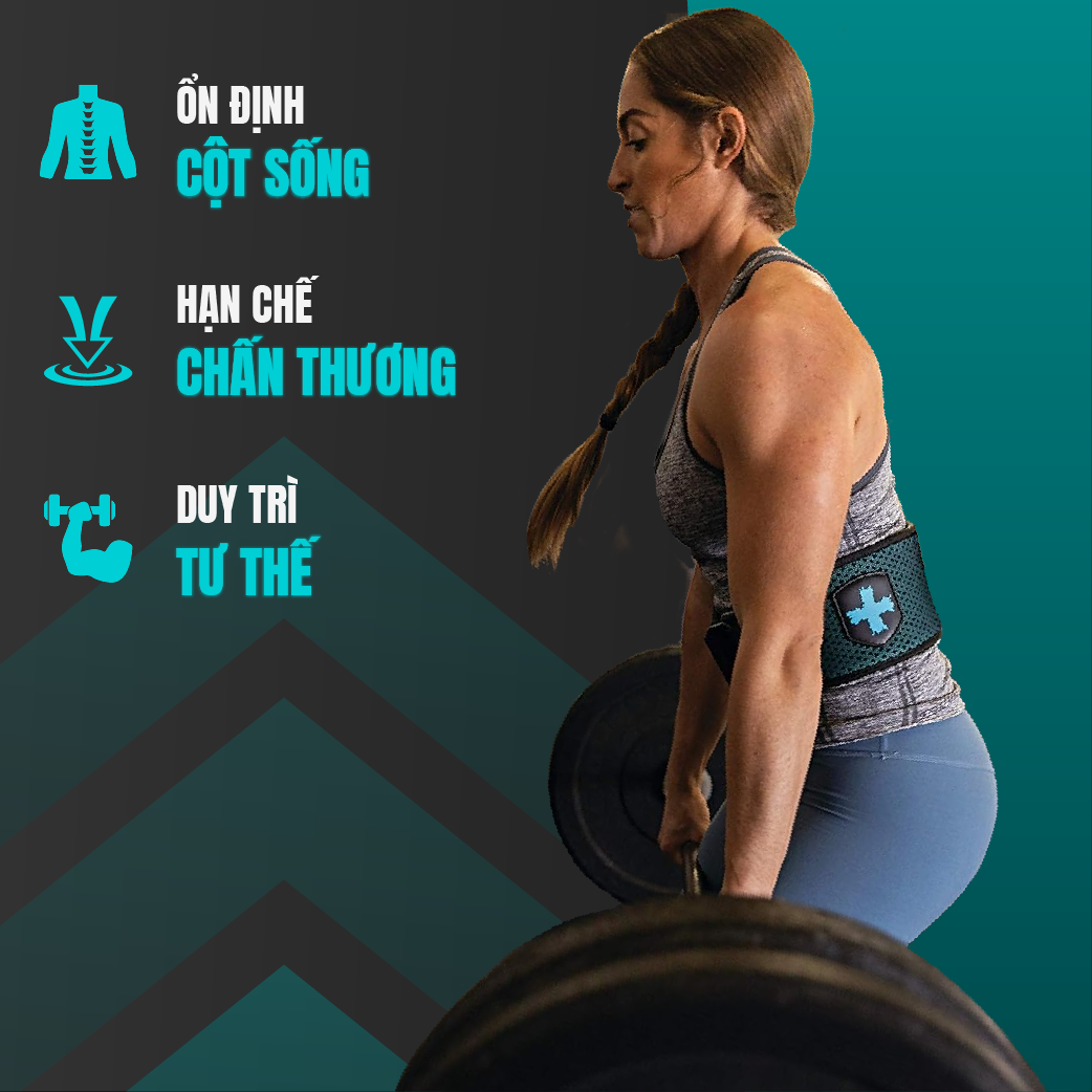 Đai Lưng Tập Gym Harbinger Women's Hexcore Belt 4.5 Inch - Loại Mềm