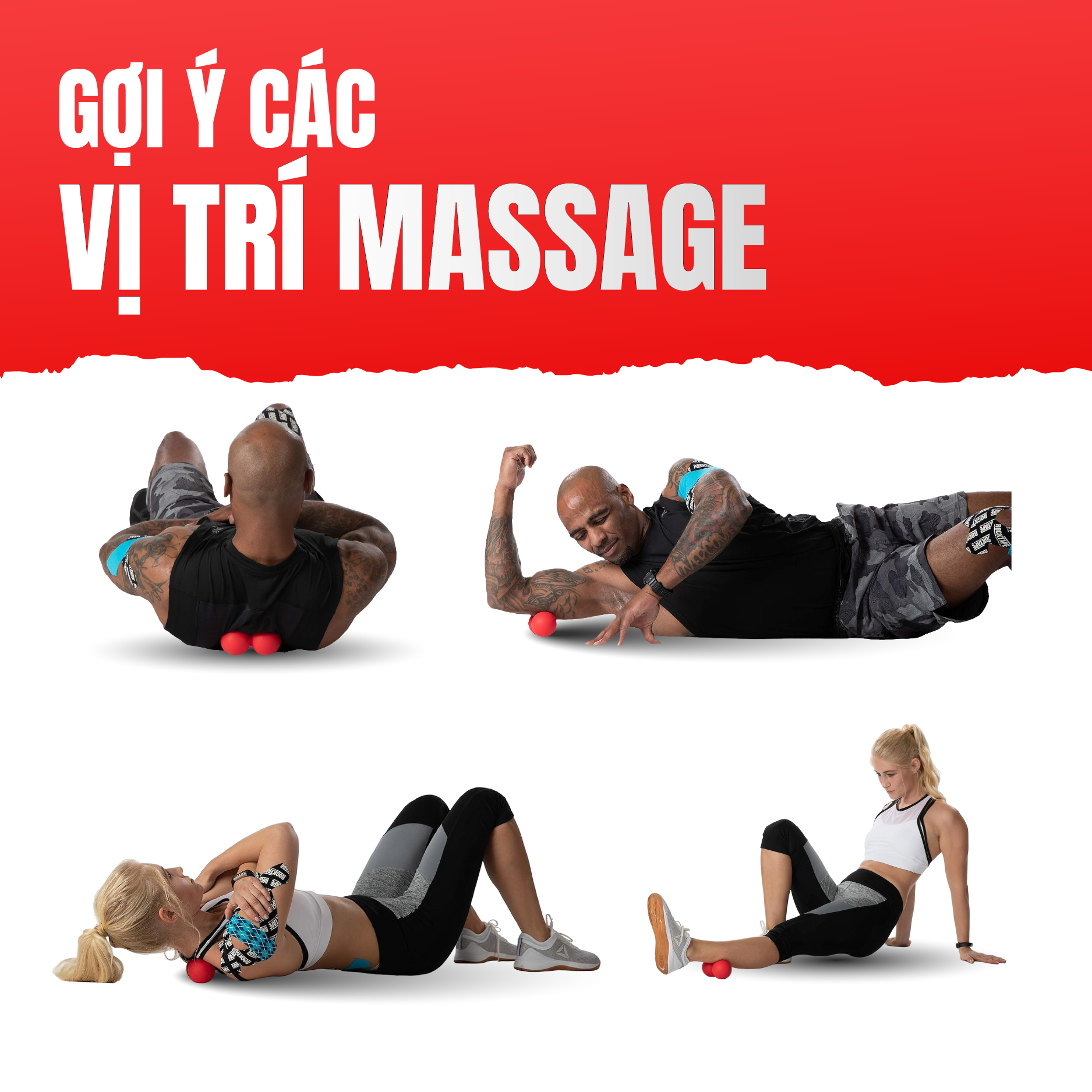 Bóng Đôi Massage RockBalls Infinity RockTape