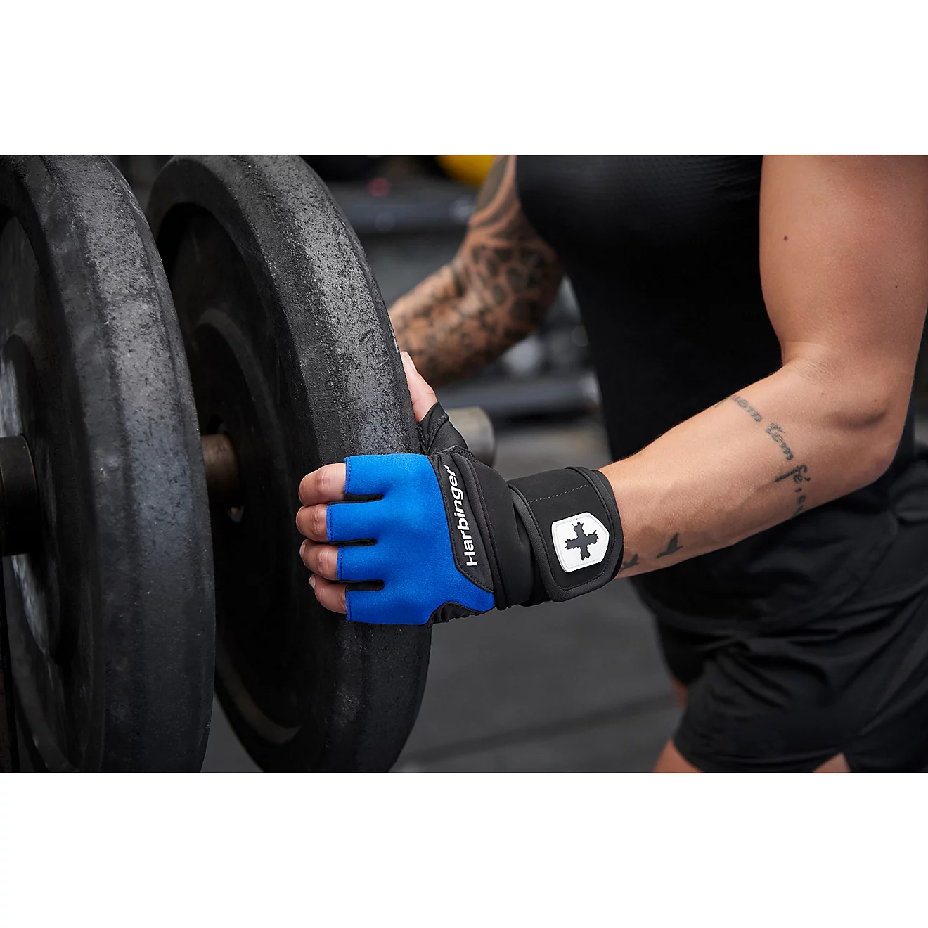 Găng Tay Tập Gym Harbinger Training Grip 2.0 - Có Quấn Cổ Tay
