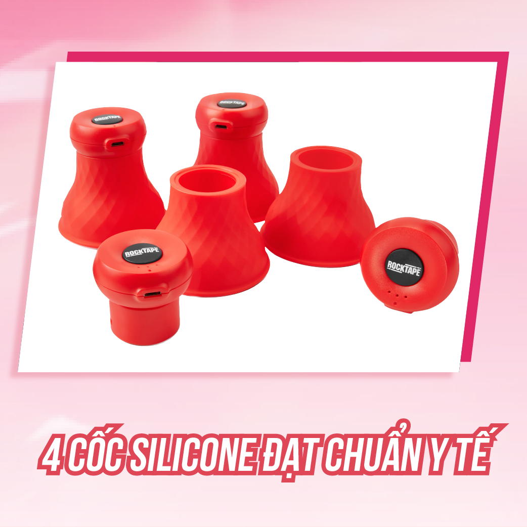 Bộ Dụng Cụ Giác Hơi ROCKPODS CUPPING VIBE - ROCKTAPE
