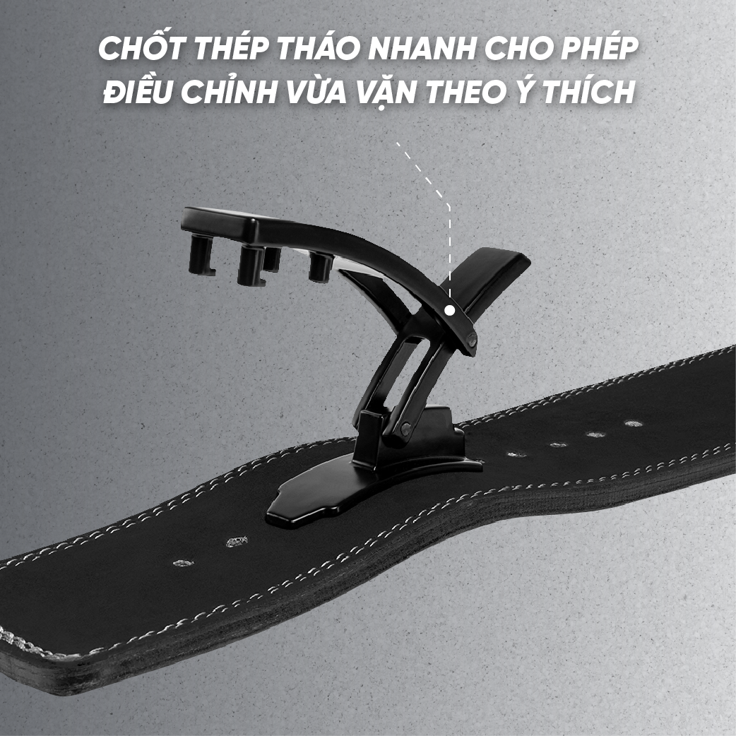 Đai Lưng Tập Gym Harbinger 10MM Lever Belt - Black