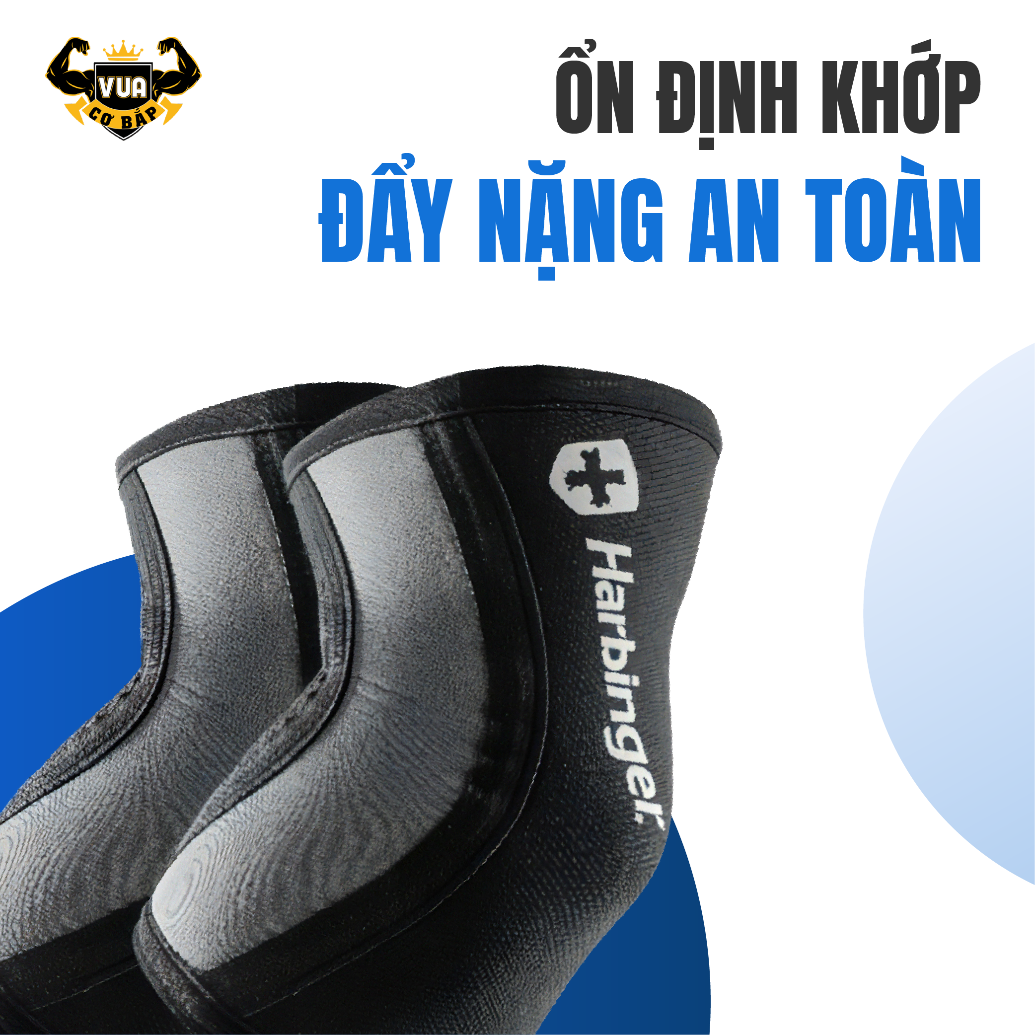 Xỏ khuỷu tay tập Gym Harbinger Pro Elbow Sleeves 4MM