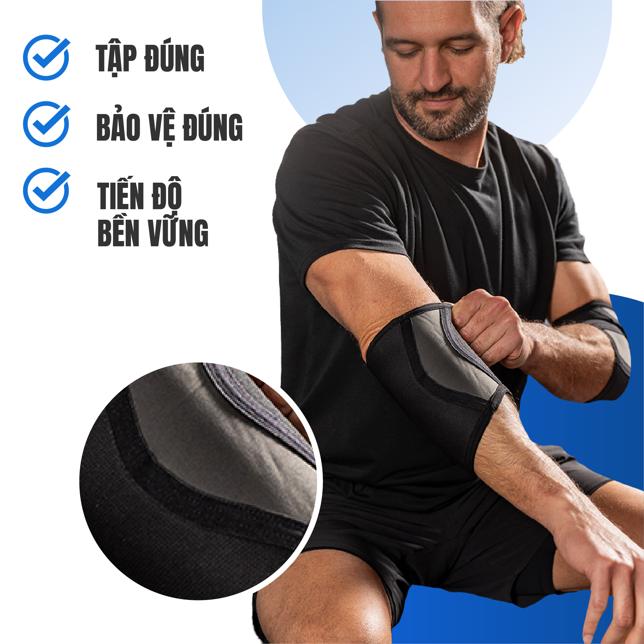 Xỏ khuỷu tay tập Gym Harbinger Pro Elbow Sleeves 4MM